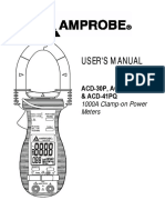 ACD 30P ACD 31P ACD 41PQ Clamp on Power Meters Manual