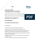 LABORATORIO DE CREACIÓN N 1 - autoetnografia - una experiencia para todos los dias