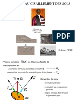 Résistance Au Cisaillement Des Sols: DR Adama DIONE