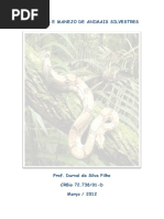 Apostila Biologia e Manejo de Animais Silvestres Prof Durval Silva