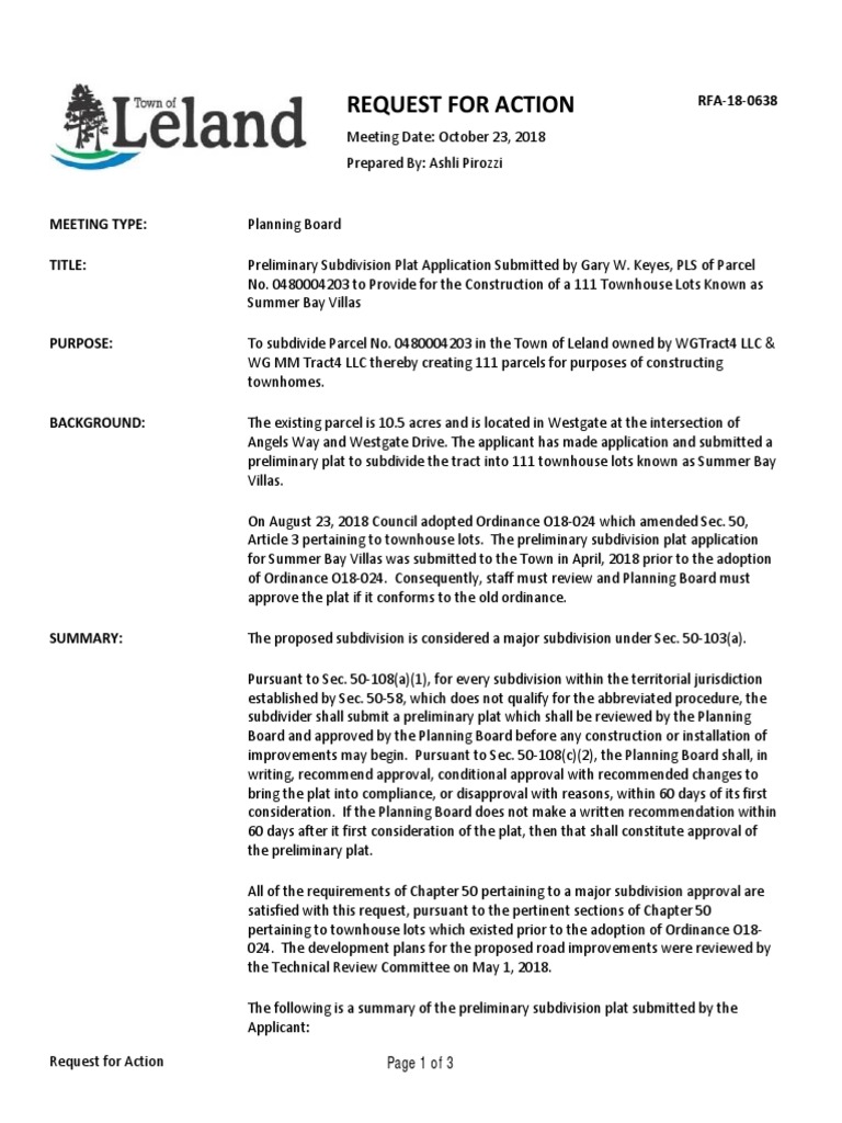 Summer Bay Villas PDF Plat Land Lot