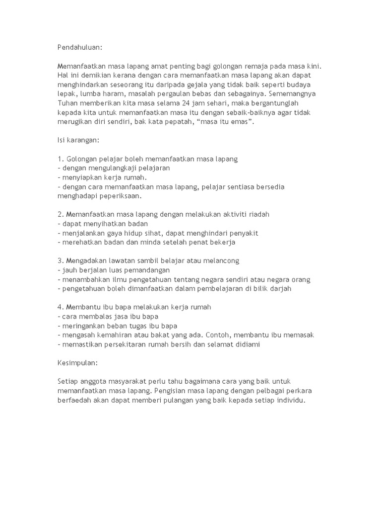 Karangan Sihat Sambil Melancong Sukesihatkah