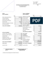 Estado de Situacion Financiera Enero