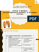 Sesión 1 - Etica y Moral. Dilemas Eticos