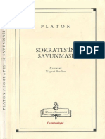 1286 Soqratesin Savunmasi Platon Chev Niyazi Berkes 1998 99s