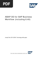 ABAP OO For SAP Business Workflow