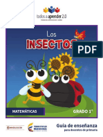 Matemáticas para primer grado: Contando insectos