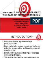 Corporate Insurance Strategy: The Case of British Petroleum