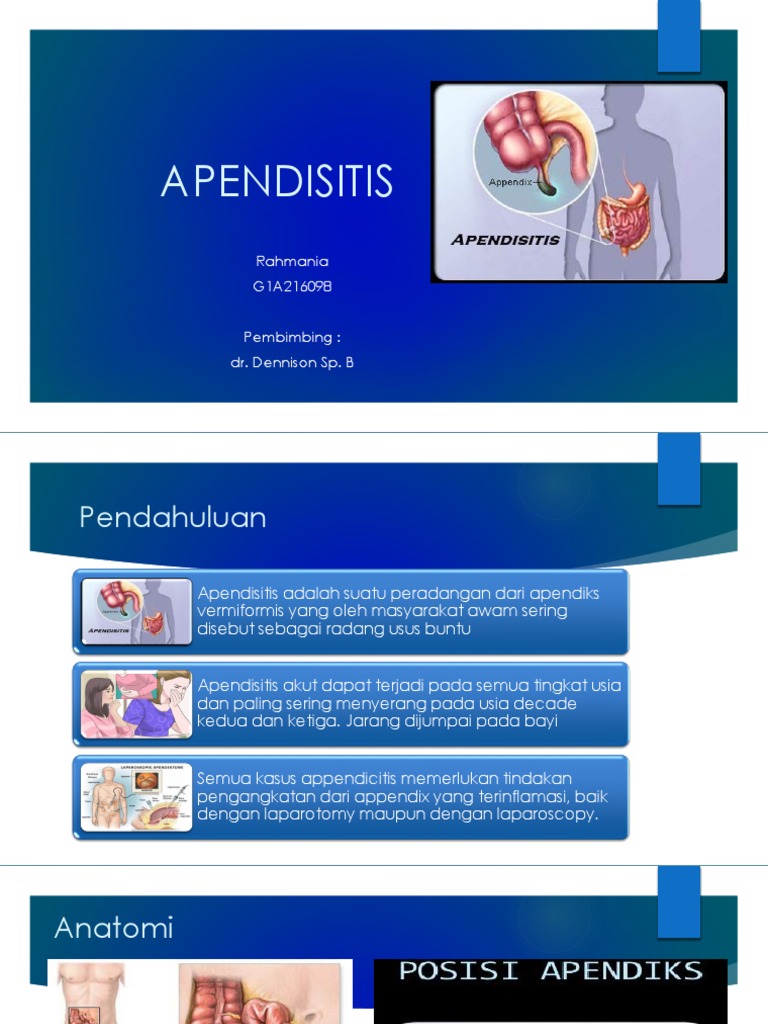 Diagnosis dan Tatalaksana Apendisitis Akut | PDF