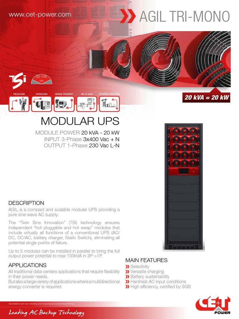 CET Power - AGIL Tri-Mono Datasheet v1.3 | PDF | Alternating Current ...