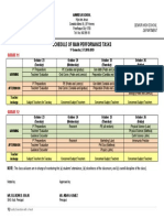 Schedule of Main Performance Tasks: Grade 11