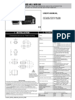 Force and Pressure Indicator User's Manual