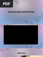 Discapacidad Intelectual.