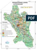 Hasil Tata Letak Peta QGis Bogor