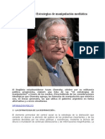 Chomsky y Las 10 Estrategias de Manipulación Mediática