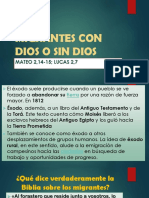 Migrantes Con Dios o Sin Dios