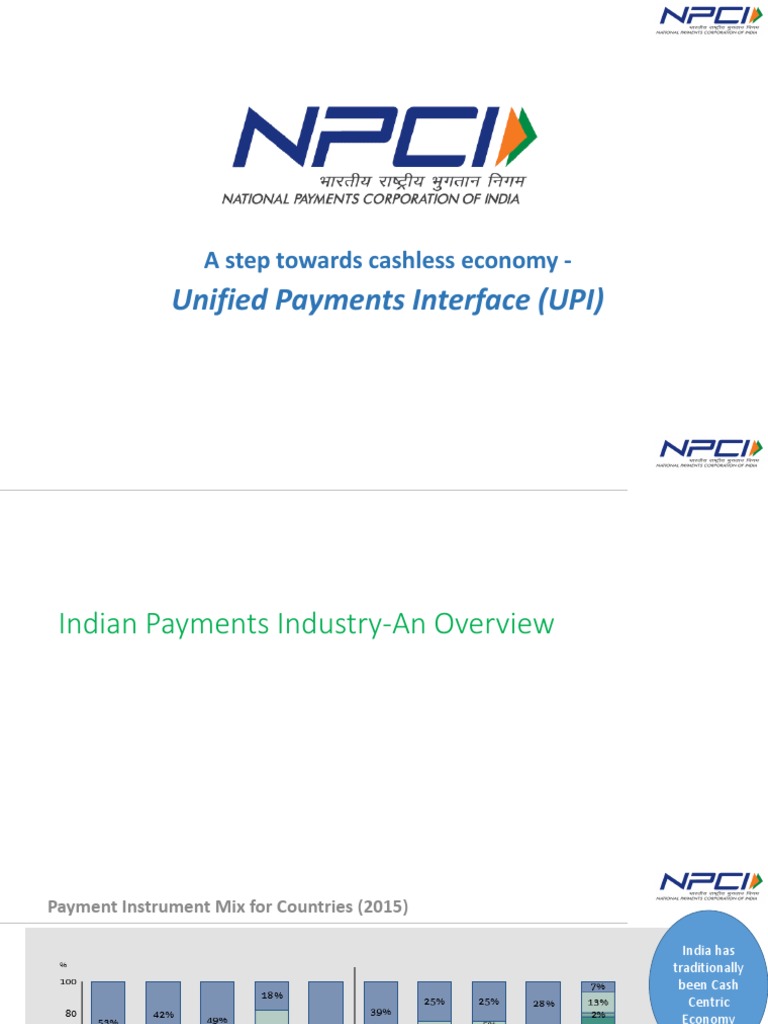 14 9 16 Sanjay Saxena UPI Presntation | PDF | Payments | Debit Card