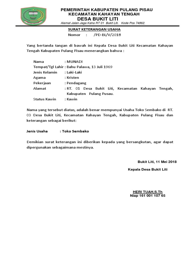 Surat Keterangan Dari Rt Untuk Pulang Kampung Kumpulan Contoh Surat