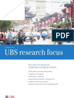 UBS Research Rush For Resources