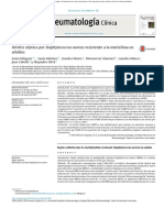 Artritis Séptica Por Staphylococcus Aureus Resistente A La Meticilina en Adultos