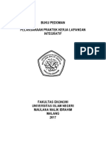 Buku Pedoman PKL FE UIN Malang 2017