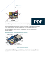 The Parts of A Computer Motherboard