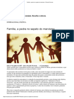 Família, A Pedra No Sapato Do Marxismo – Ricardo Roveran