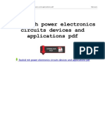 Rashid MH Power Electronics Circuits Devices and Applications PDF