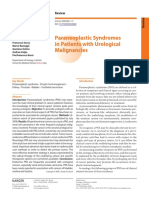 Sindromes Pareneoplasicas em Tumores Urologicos