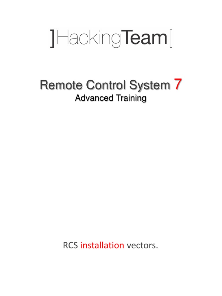 Remote Control System: Advanced Training | PDF | Booting | Microsoft ...