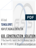 Gss Construction Solution: Heavy Lift, Rigging & Construction