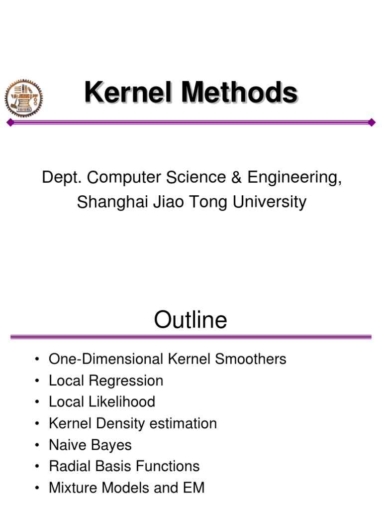 Kernel Methods in Regression Analysis | PDF | Regression Analysis ...
