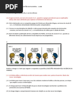 Filosofia - 1 An0 - Matutino - Rosana - Gabarito Revisado