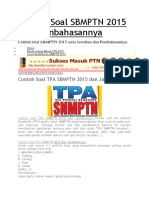 Contoh Soal SBMPTN 2015 dan Pembahasannya - Copy - Copy - Copy (2).docx