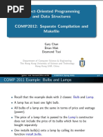 Object-Oriented Programming and Data Structures COMP2012: Separate Compilation and Makefile