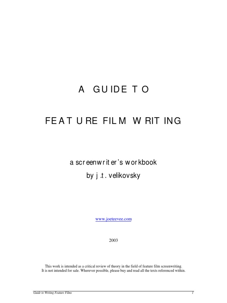 Screenwriting Textbook PDF | PDF | Screenplay | Screenwriting