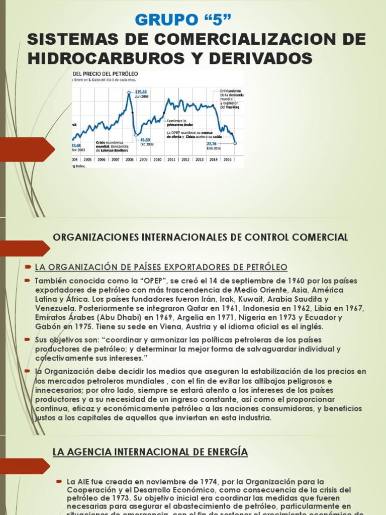 Sistemas de Comercialización de Hidrocarburos | PDF | OPEP | Petróleo
