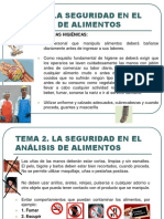 Seguridad en El Análisis de Alimentos