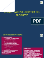 Tema 1: Cadena Logística Del Producto: Carlos Díaz