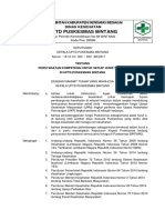 2.2.2.2 - 2.2.2.4 SK Persyaratan Kompetensi Beserta Uraian Tugas Penanggung Jawab Upaya Kesehatan Dan Setiap Jenis Tenaga Di Uptd Puskesmas Bungursari