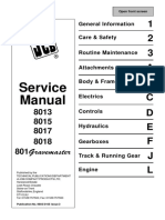 JCB 801 Gravemaster Mini Excavator Service Repair Manual PDF