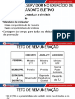 Aula 39 - Administração Pública - Regras - Senador em Mandato Eletivo - Teto de Remuneração PDF