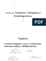 Área de Trapecios, Triángulos y Paralelogramos