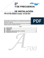 FR-A700-Manual de Instalación PDF