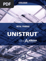 Unistrut Metal Framing Catalogue