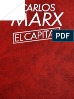 Karl Marx El Capital Tomo I