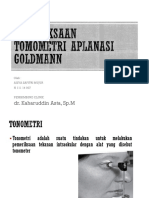 To Do Pemeriksaan Tomometri Aplanasi Goldmann Aisya