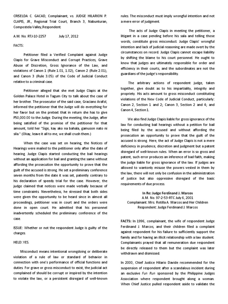 Code of Judicial Conduct PDF Judge Bail