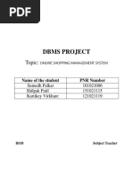 Dbms Project