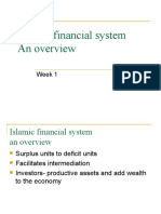 Islamic Financial System An Overview: Week 1